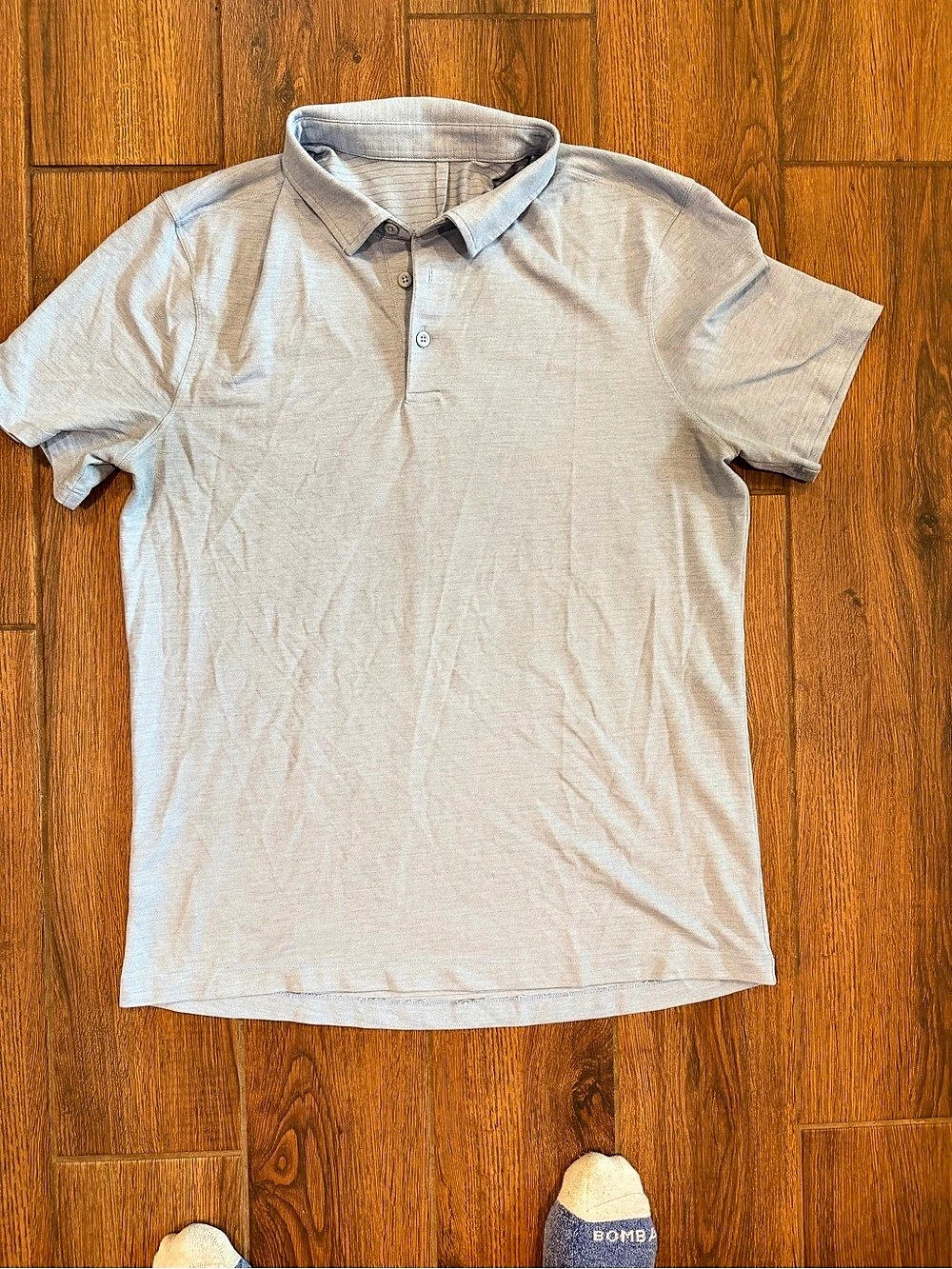 Lululemon Evolution Short-Sleeve Polo Men's blue / large